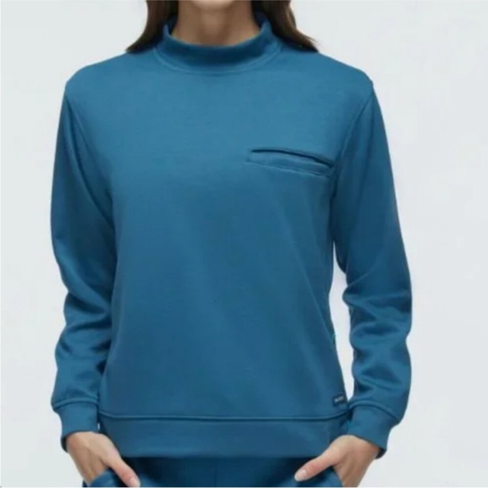 Jaanuu Army Green Snap-Side Comfort Pullover